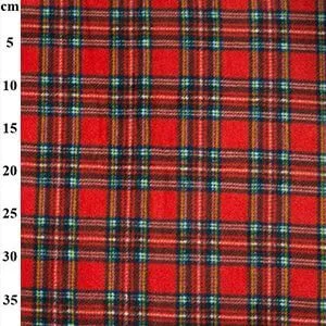 Fleece And Fur Patterned Fleece Royal Stewart Tartan Fleece