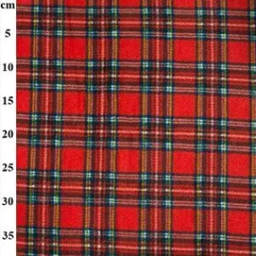 Fleece And Fur Patterned Fleece Royal Stewart Tartan Fleece