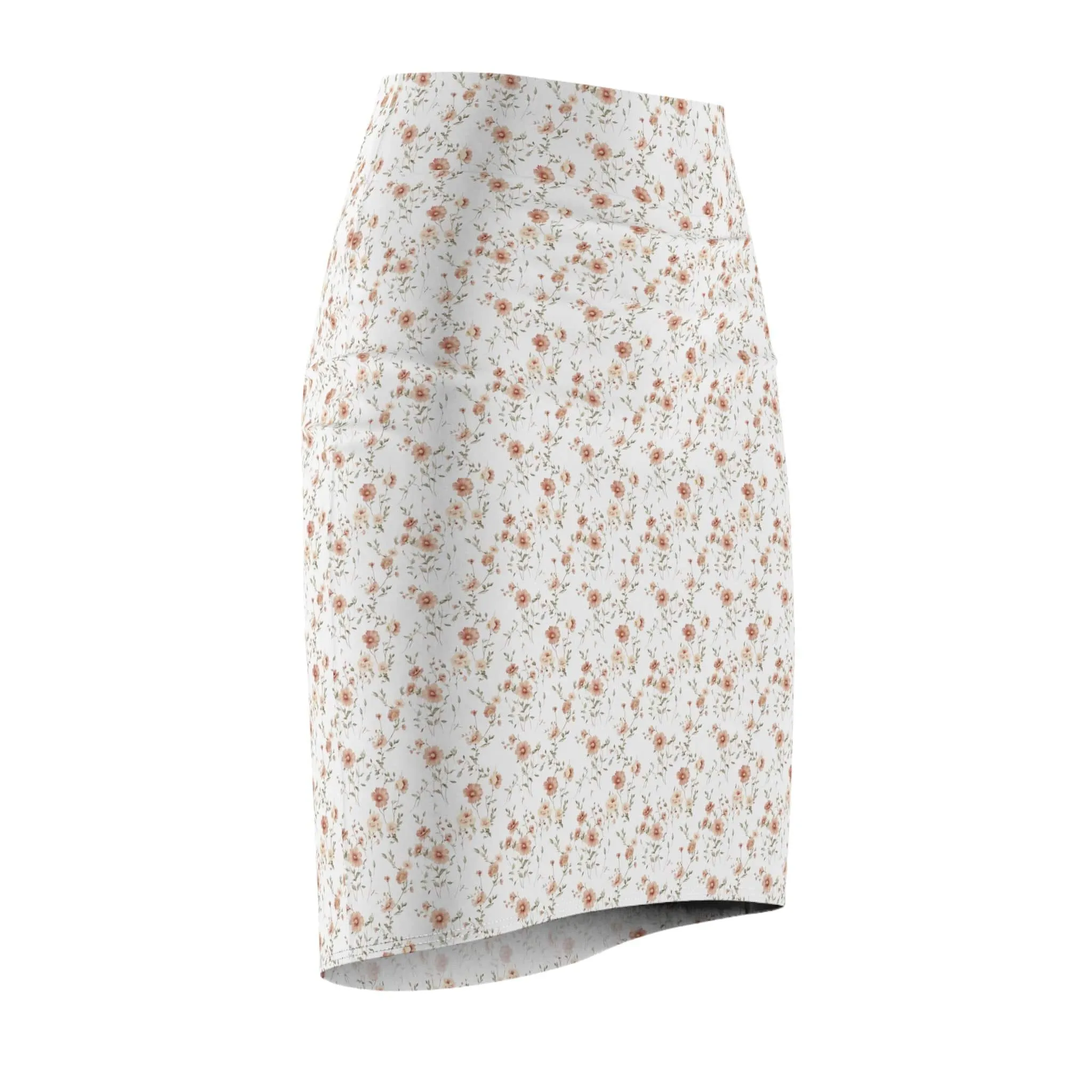 Floral Pencil Skirt