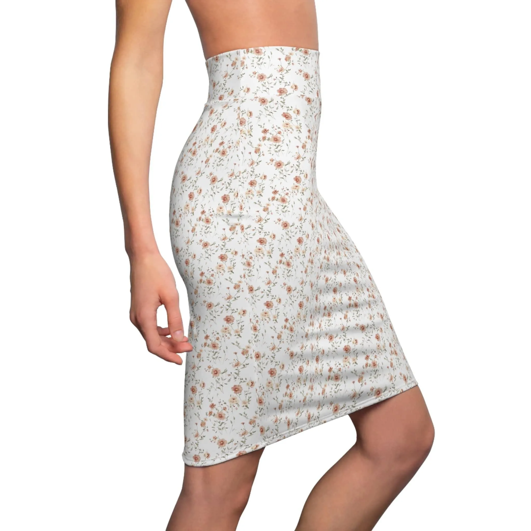 Floral Pencil Skirt