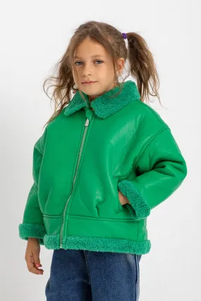FUR COLLAR JACKET