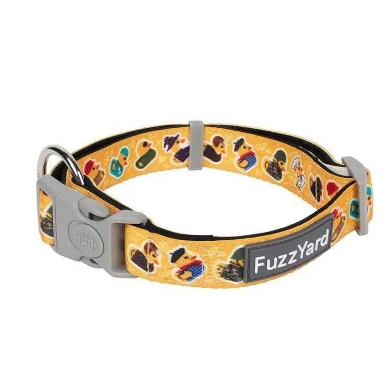 FuzzYard What The Duck Dog Collar Medium