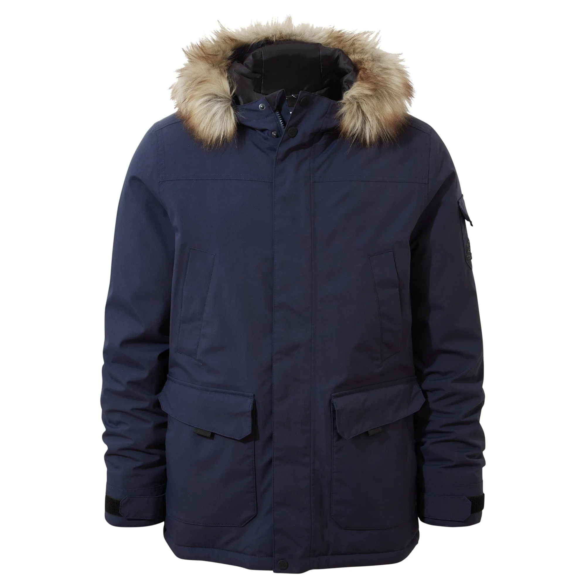 Garrick Mens Waterproof Parka - Dark Indigo