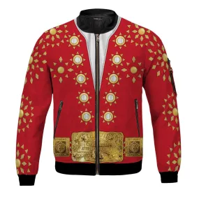 Gearhomie Elvis Burning Love Bomber Jacket