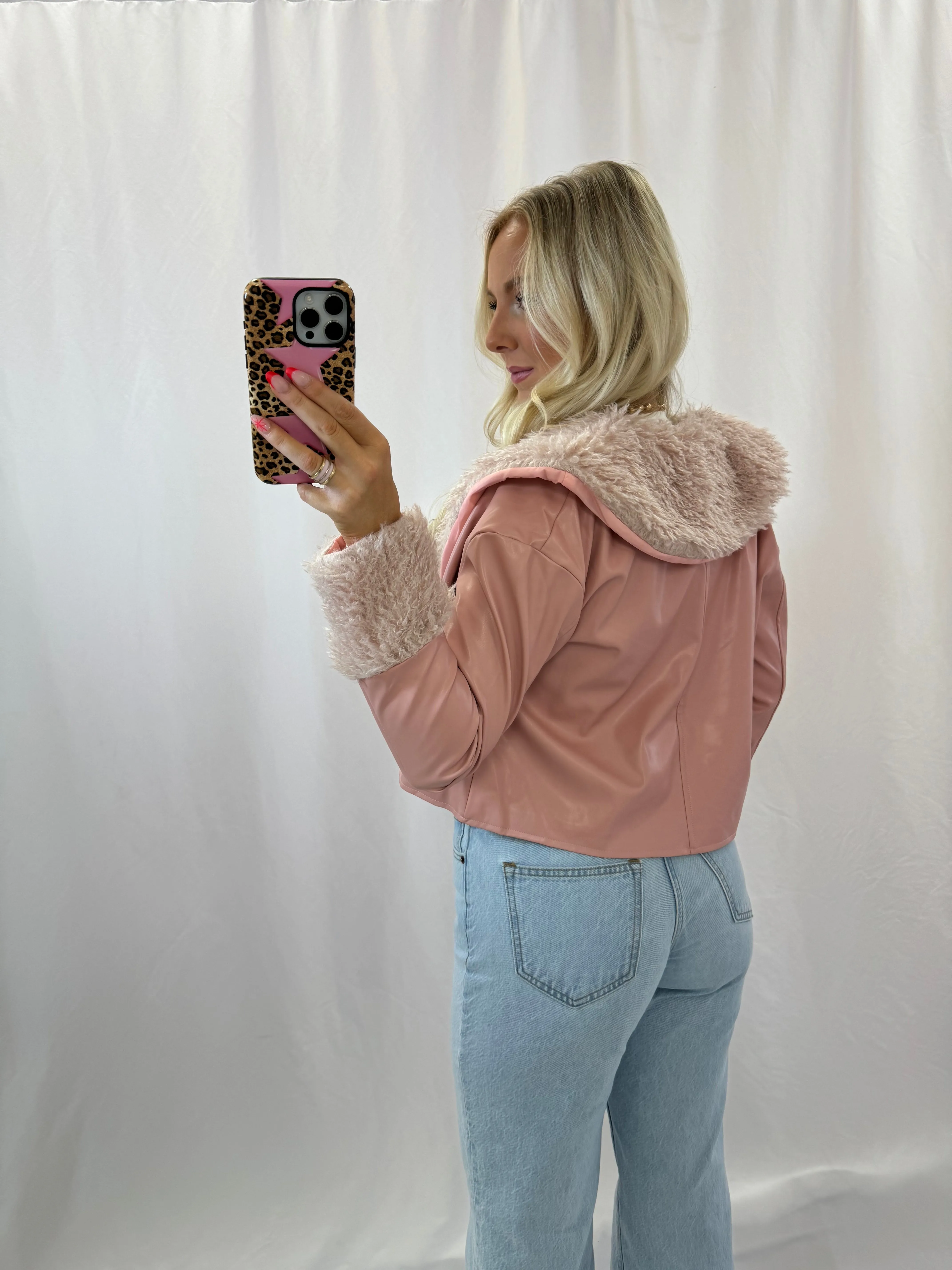Girly Pink Jacket💖 3 large left