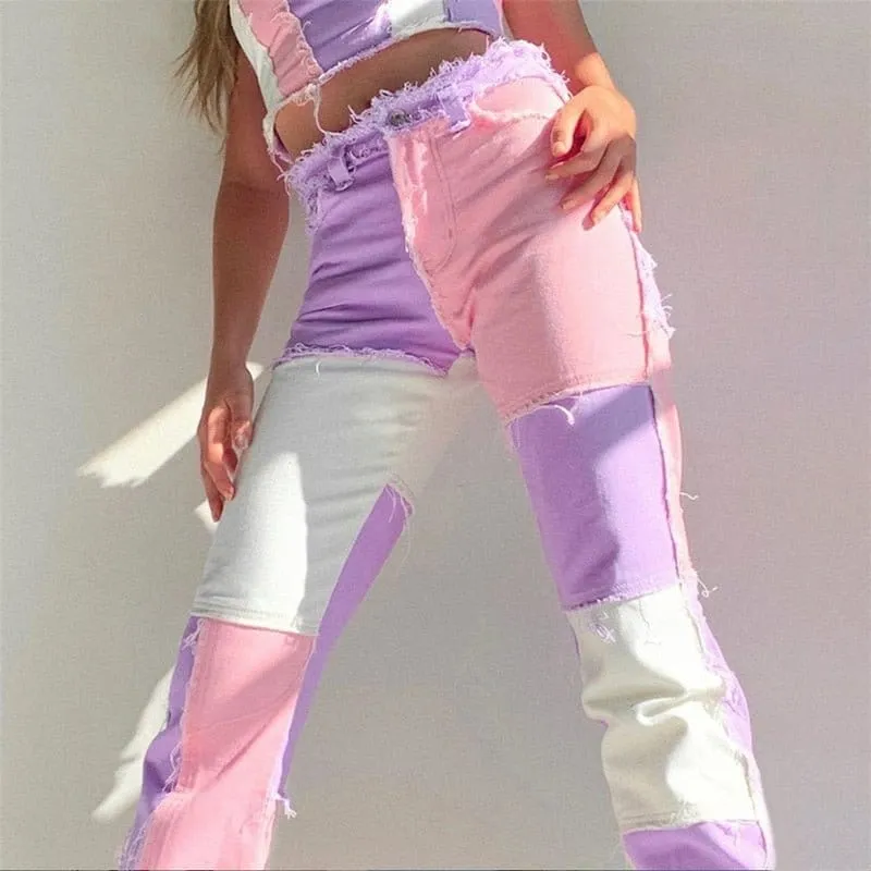 High Waist Denim Jeans