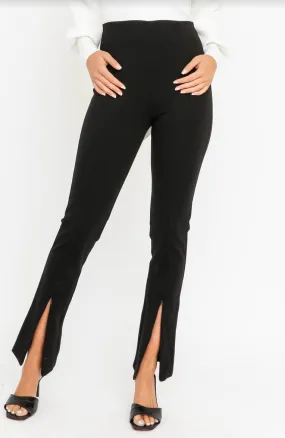 High Waist Split Pants