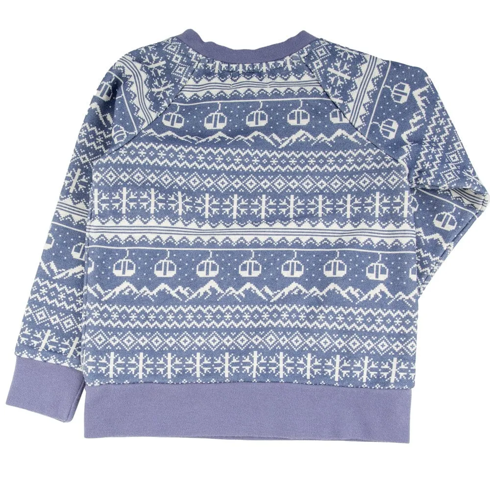Iggy Printed Pullover - Faire Isle by Miki Miette - FINAL SALE