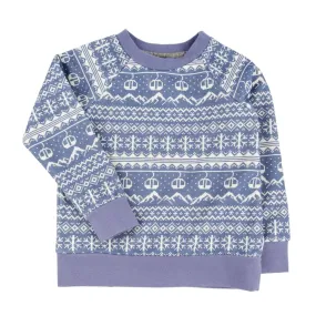 Iggy Printed Pullover - Faire Isle by Miki Miette - FINAL SALE