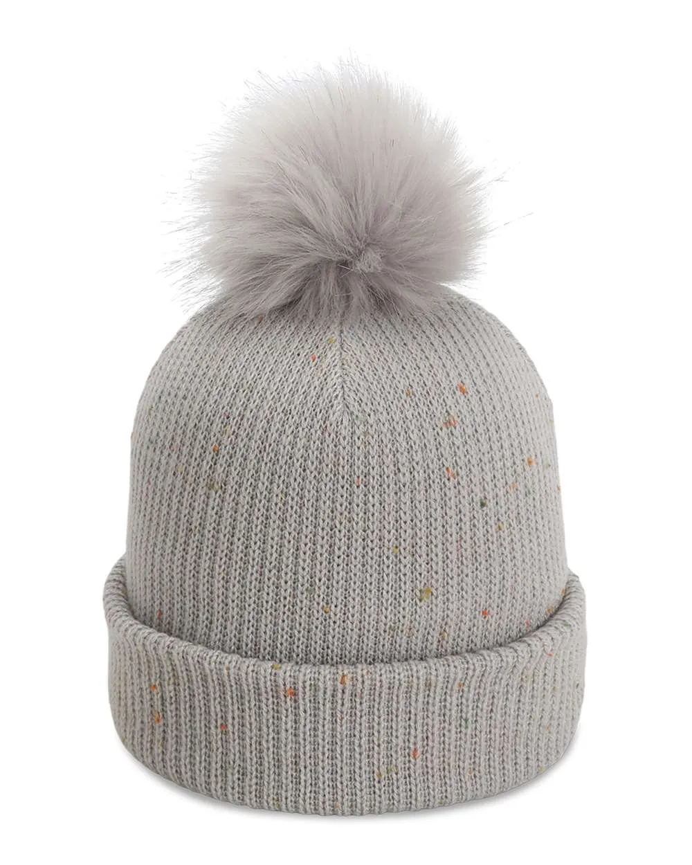 Imperial The Montage Pom Cuffed Custom Beanies, Light Grey