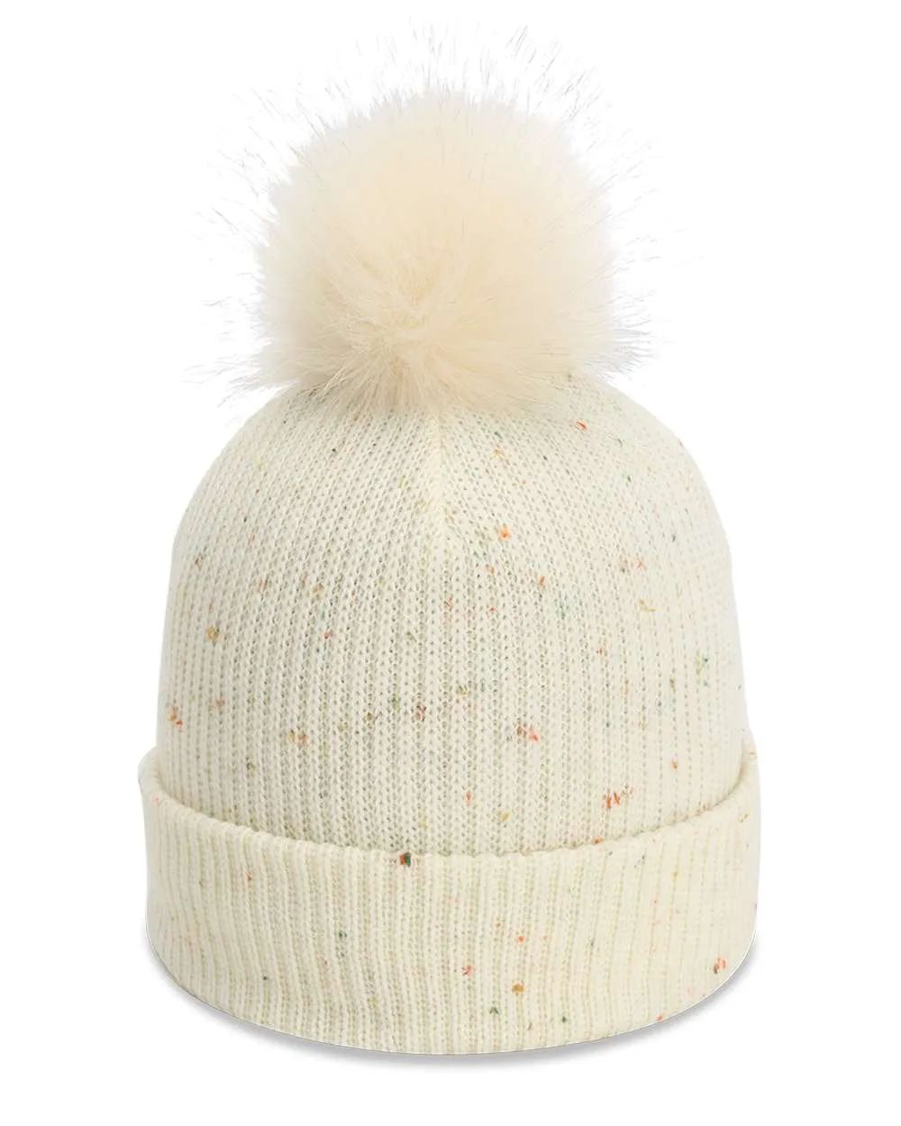 Imperial The Montage Pom Cuffed Custom Beanies, Putty