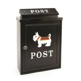 Inglenook Scotty Dog Post Mail Box - Post41