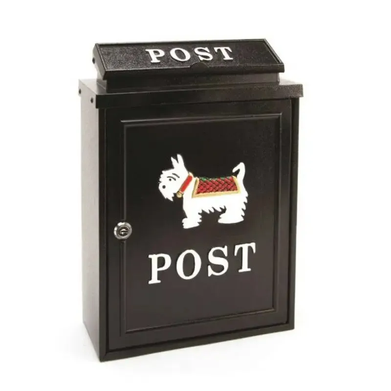 Inglenook Scotty Dog Post Mail Box - Post41