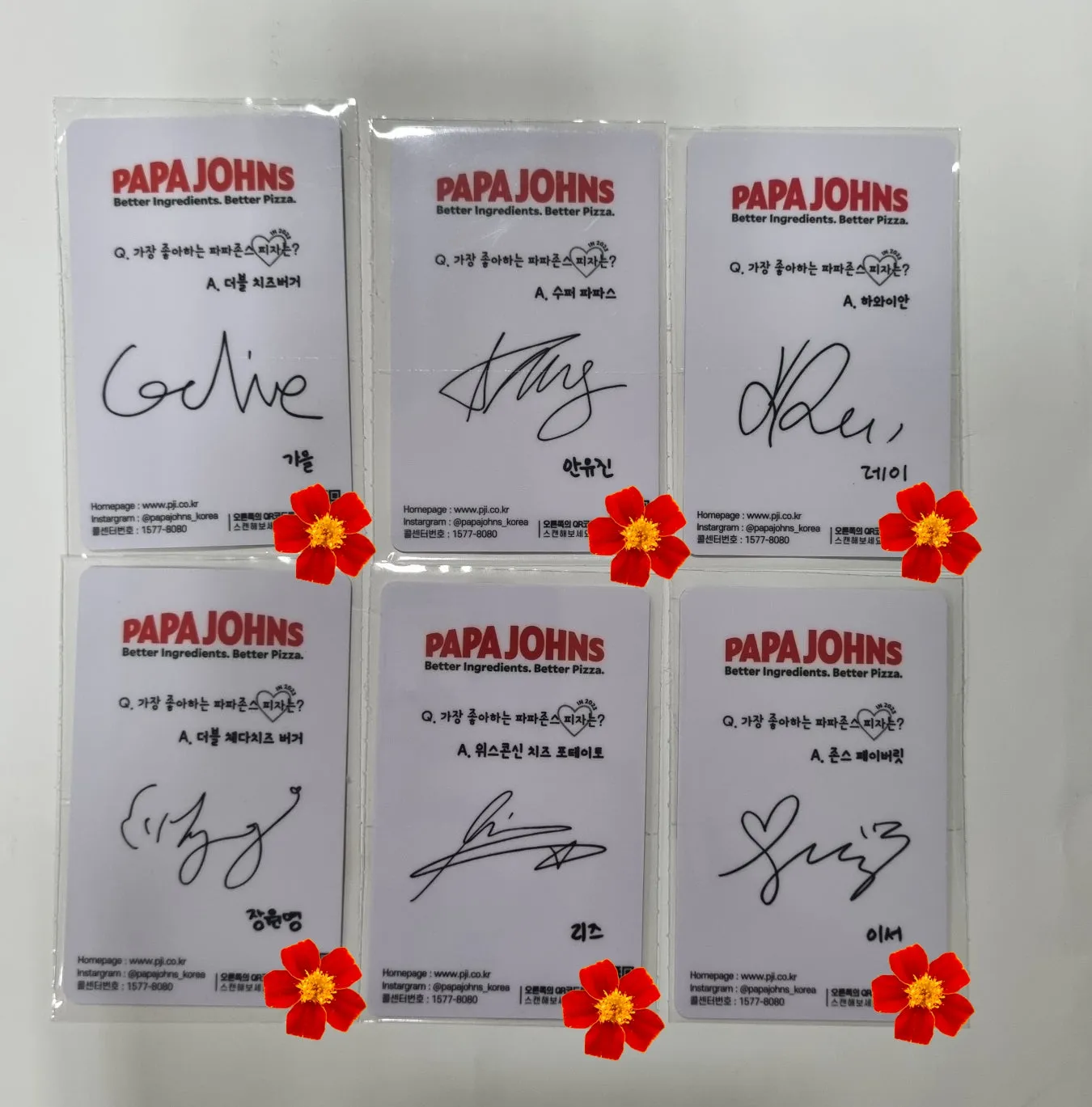 IVE 'IVE X PAPA JOHNS PIZZA' - Papa John's Event PVC Photocard [Restocked 5/11]
