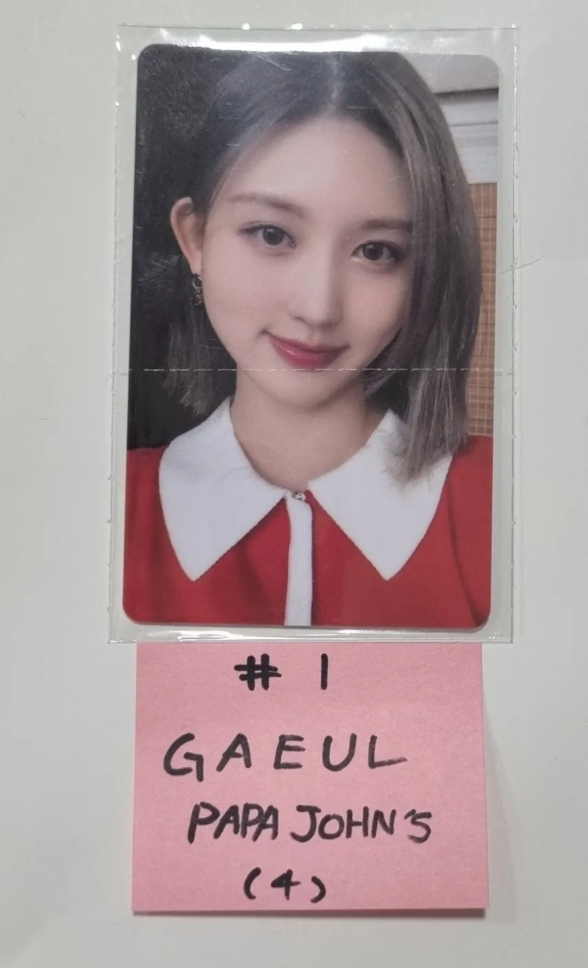 IVE 'IVE X PAPA JOHNS PIZZA' - Papa John's Event PVC Photocard [Restocked 5/11]