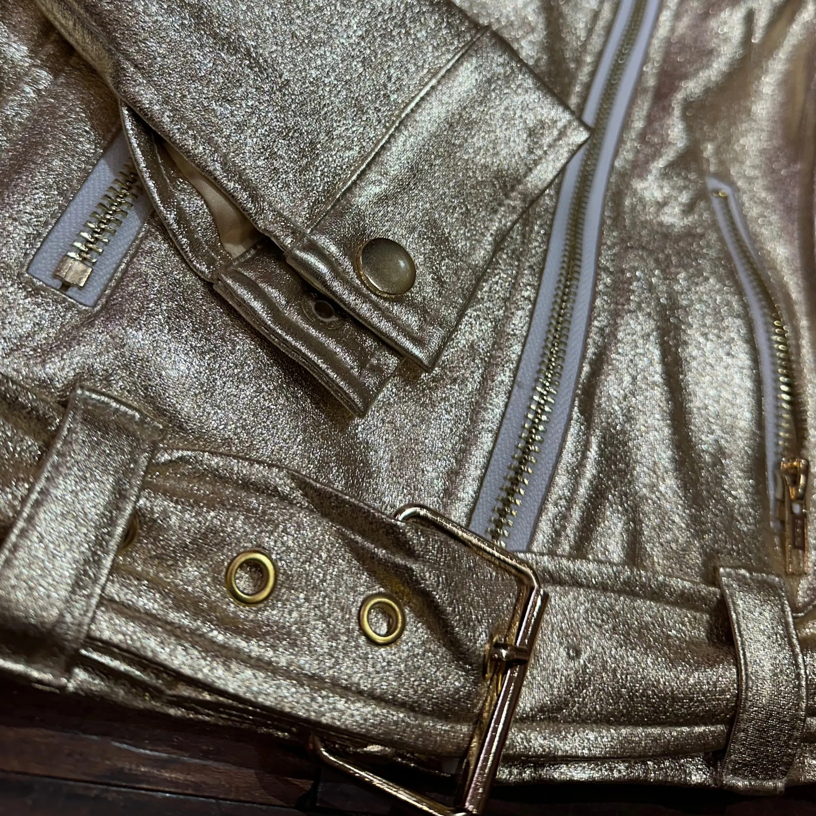 Jacket Moto Gold S24-654