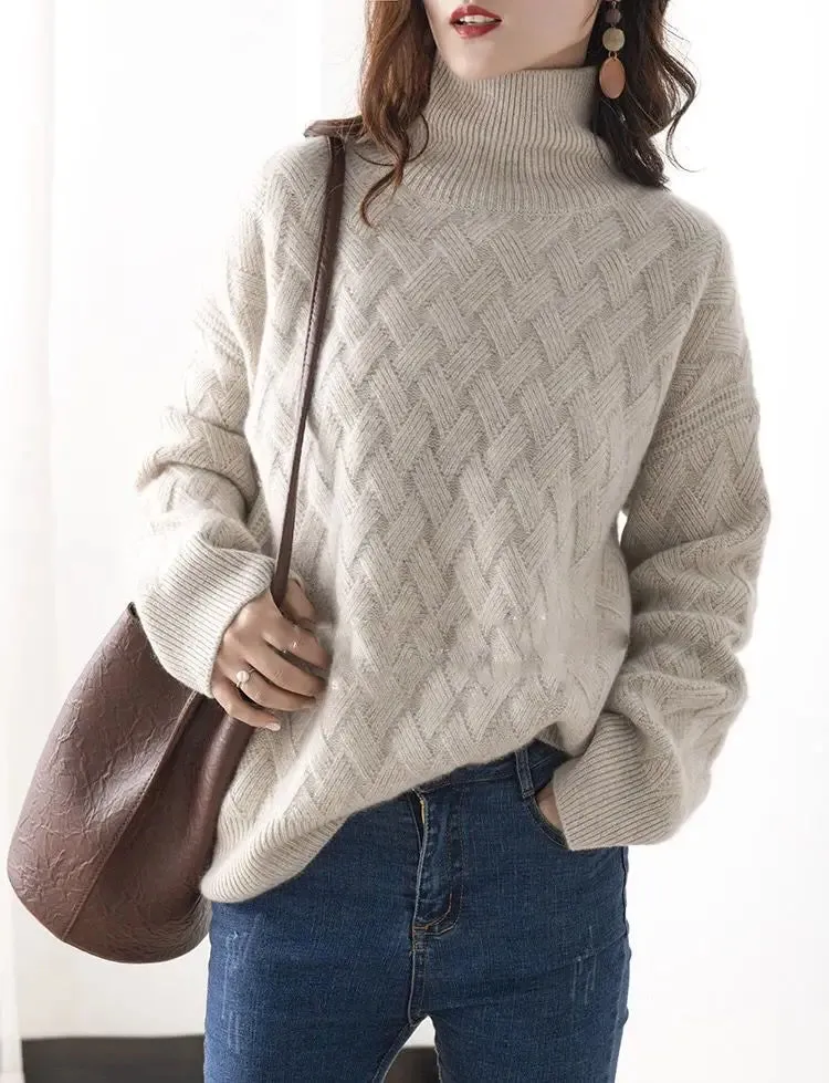 JENNIFER | Vintage Cashmere Turtleneck