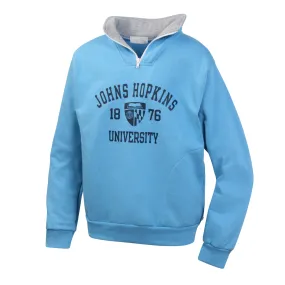 Johns Hopkins University Boys Youth Zip Pullover Sweatshirt