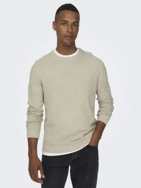 Kalle Crew Neck - Oatmeal