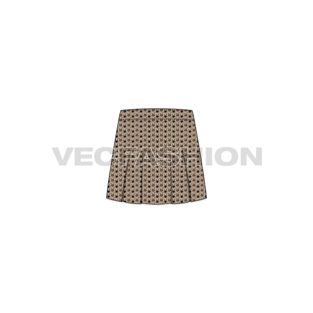Kids Girls Tweed Skirt
