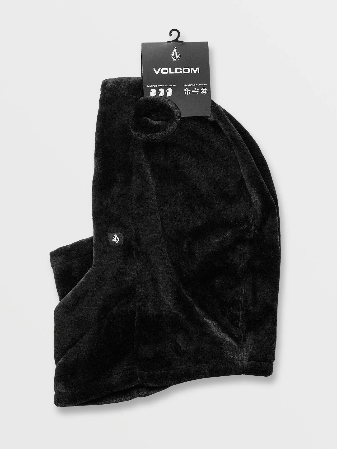 Kids Snow Creature Hood - Black