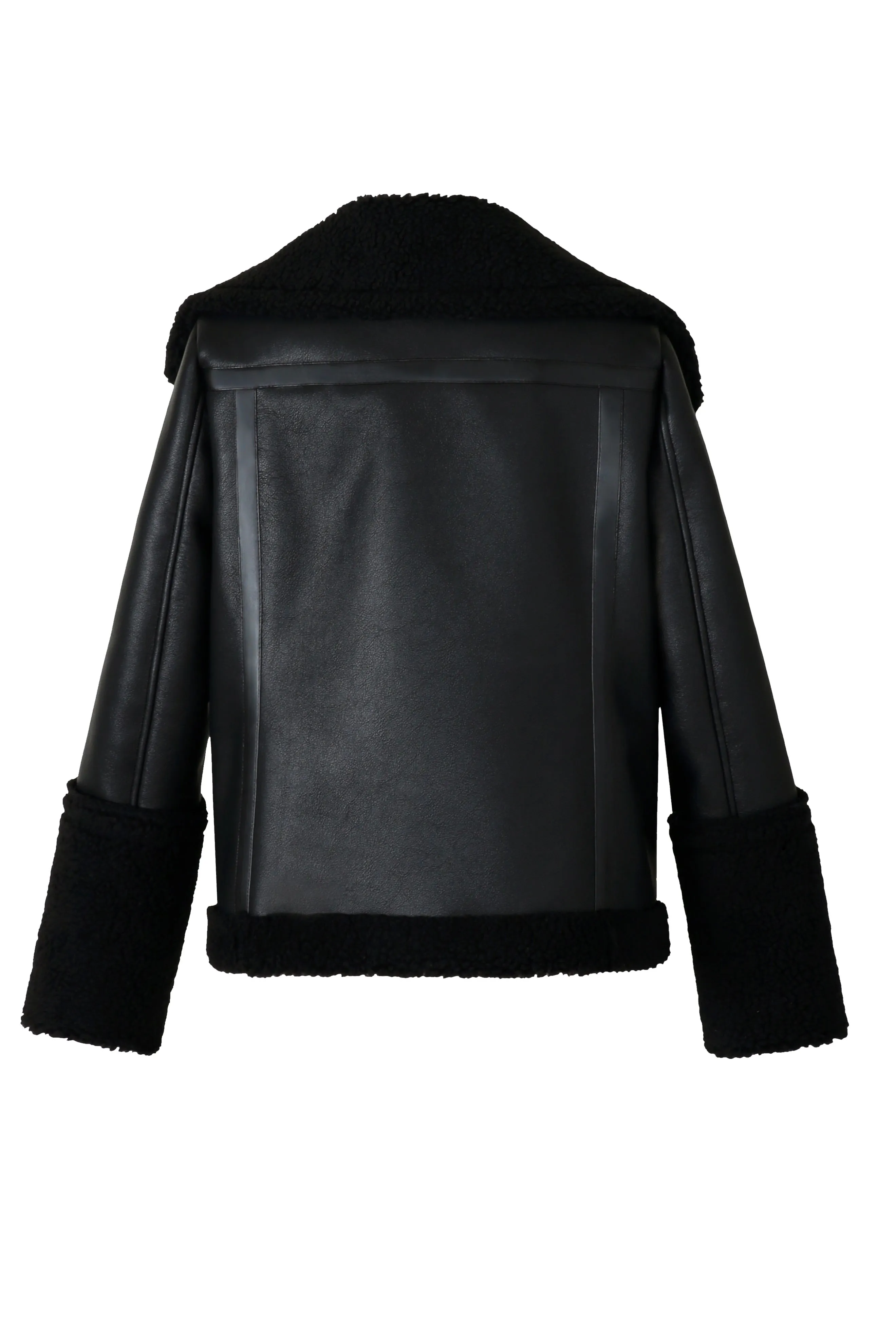 LEHHO WOMAN FAUX SHEARLING COAT