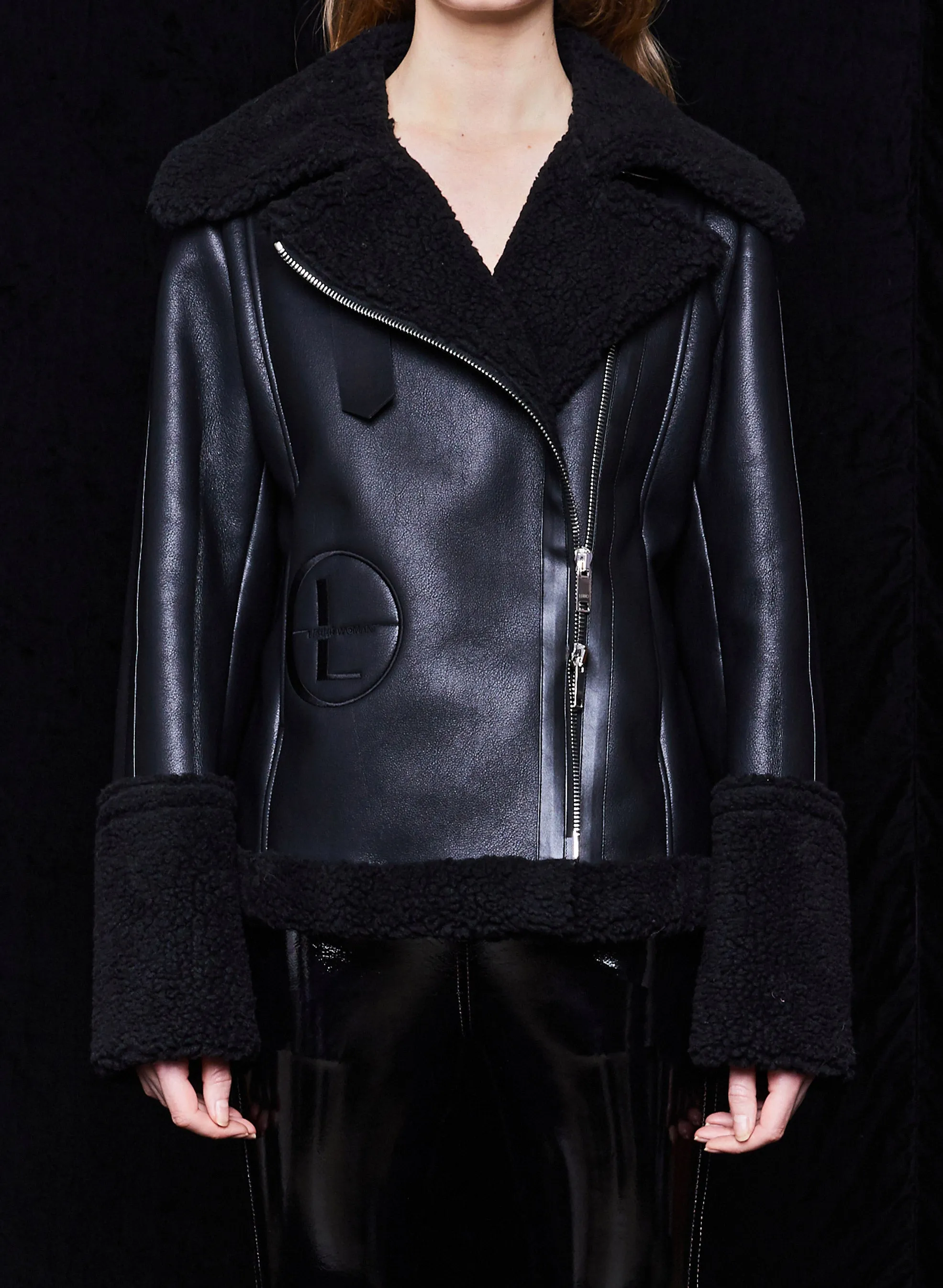 LEHHO WOMAN FAUX SHEARLING COAT
