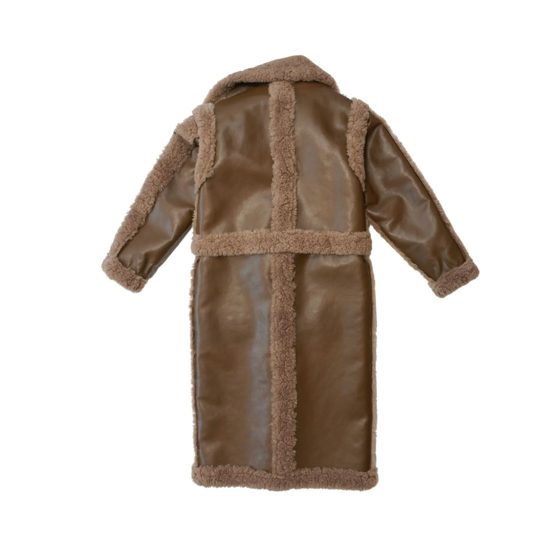 LPA 'Adriano' Convertible Shearling Coat - Women's M