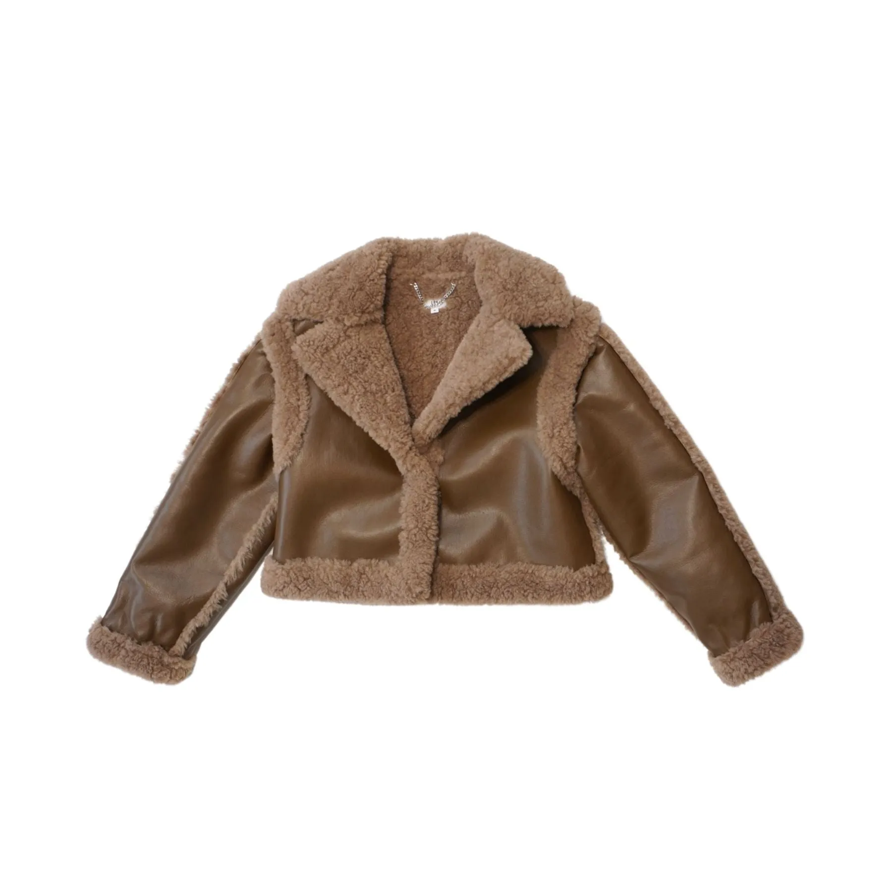 LPA 'Adriano' Convertible Shearling Coat - Women's M