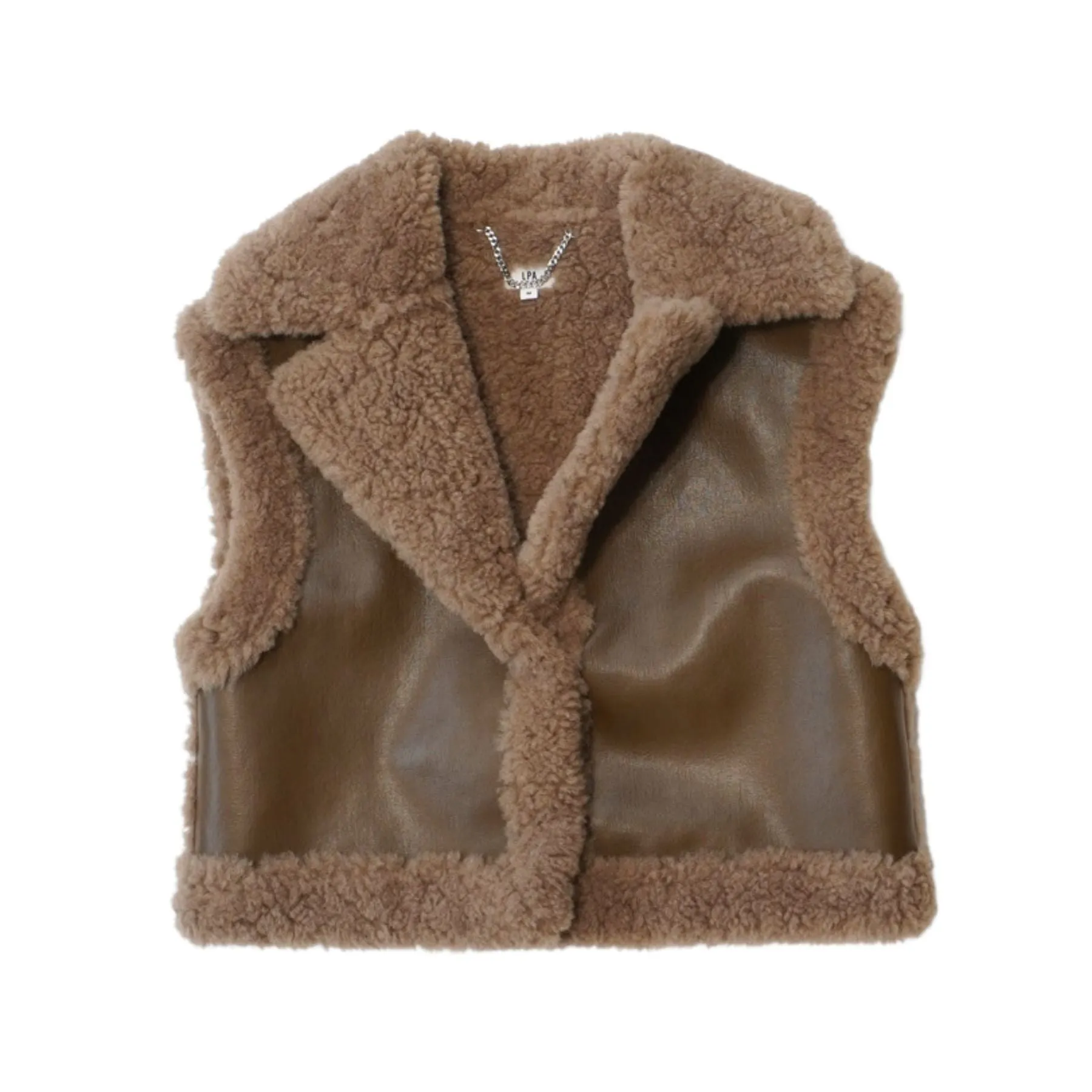 LPA 'Adriano' Convertible Shearling Coat - Women's M