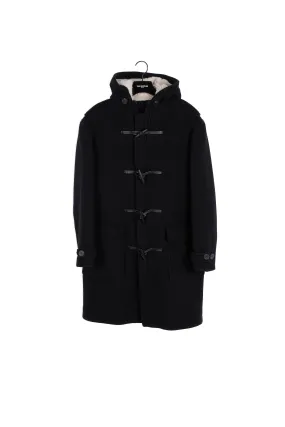 Manteau duffle coat laine noir