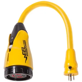 Marinco 30A Fem/15A Male EEL Adapter Pigtail