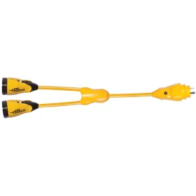 Marinco Y Adapter 30A/M 2 x 30A/F Eel Adapter