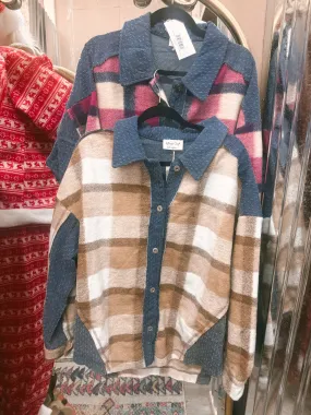 Meant To Be Plaid Shacket {2 Colors}