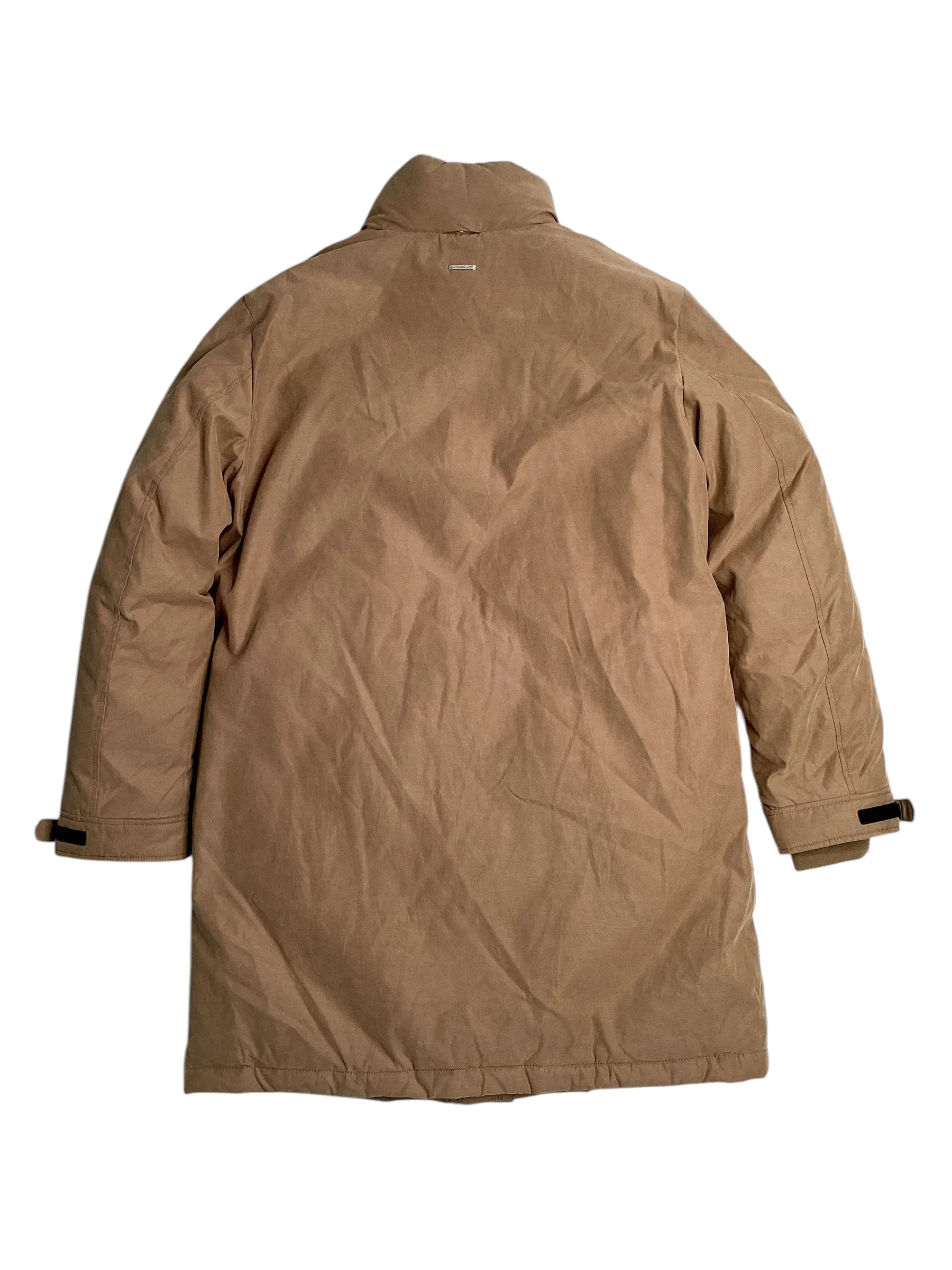 Michael Kors Mens Parka Coat Jacket Dark Camel Brown Medium NO HOOD