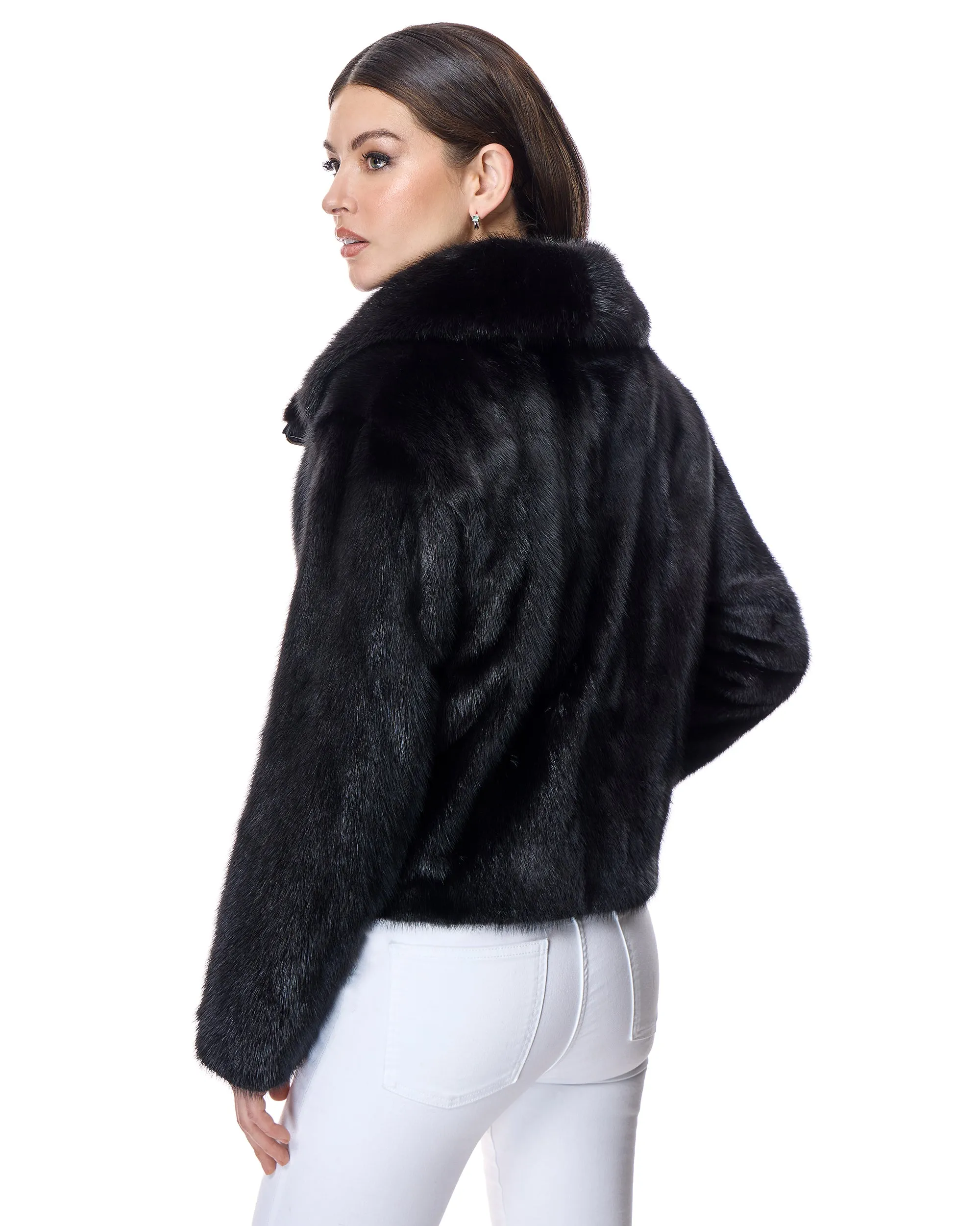 Mink Moto Jacket