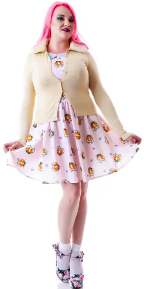 Miss Kitty Fur Collar Cardigan