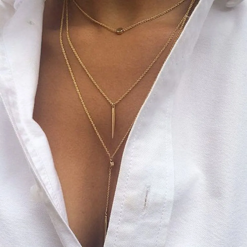 Multi Layer Tassel Necklace