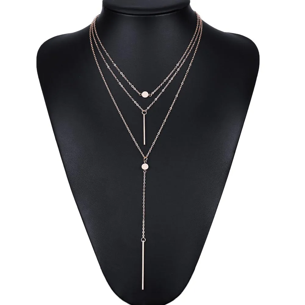 Multi Layer Tassel Necklace