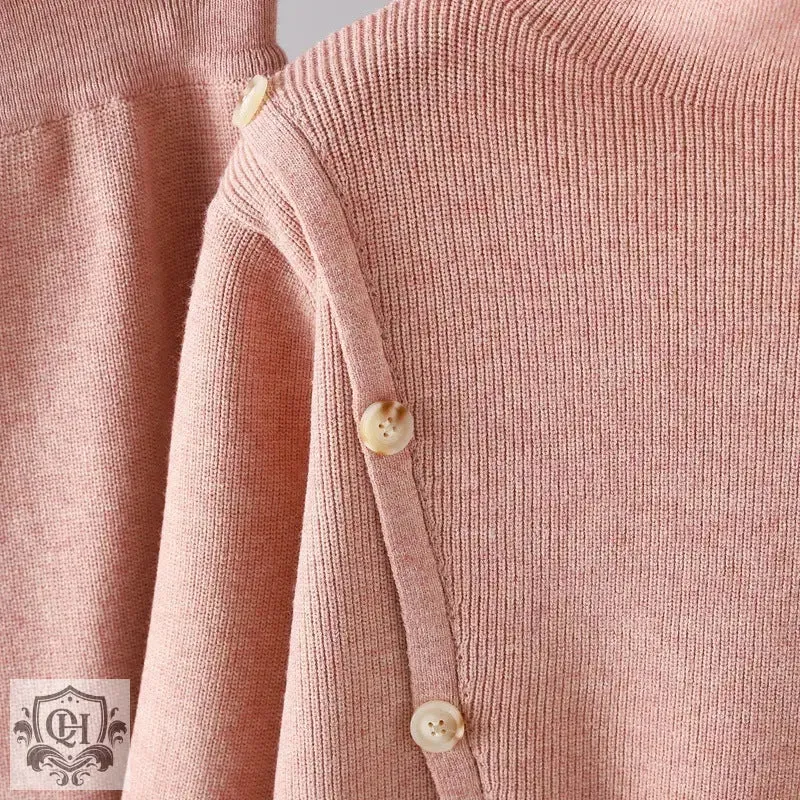 Niche Turtleneck Sweater & Wide Leg Trousers