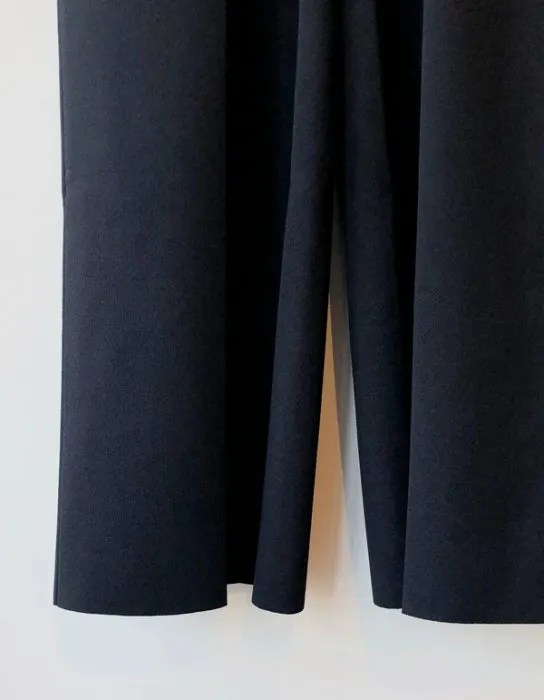 PHEENY/AMUNZEN HIGH WAIST WIDE PANTS(BLACK)