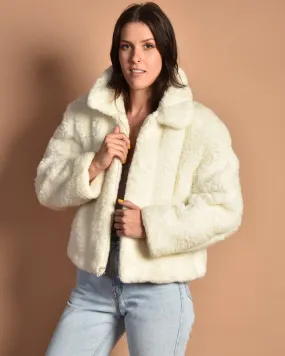 Pierre 1980s Chubby Faux Fur Coat