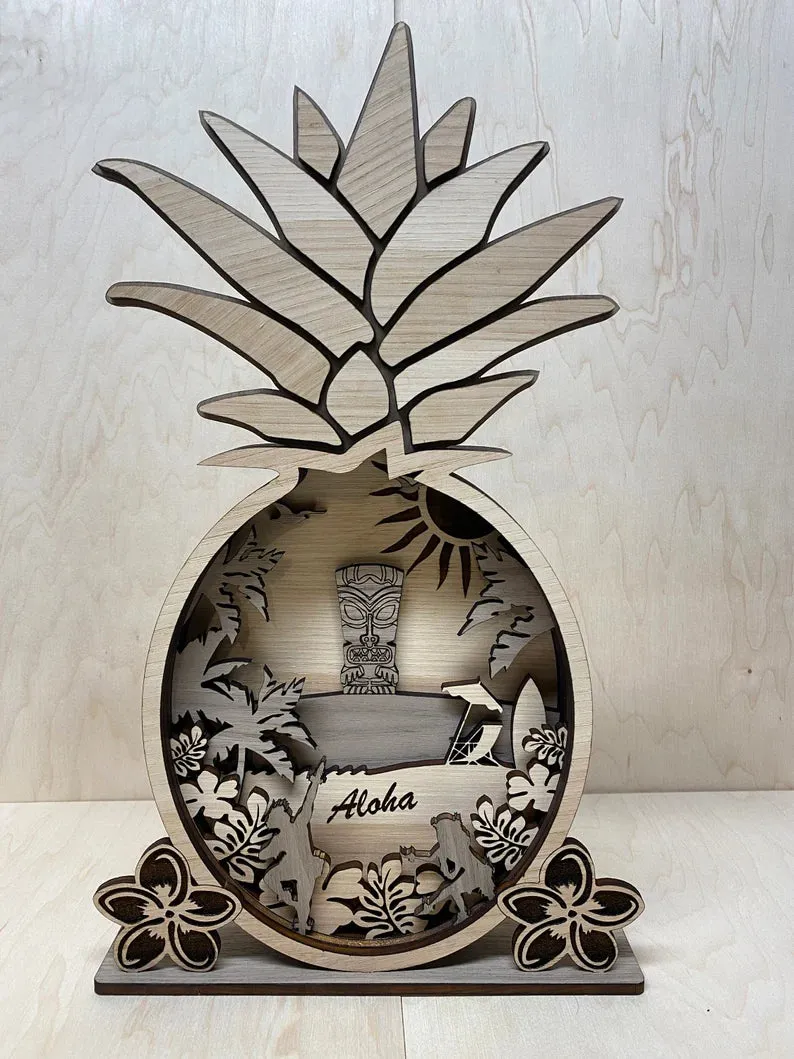Pineapple Layer Art