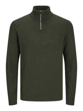 Produkt Mens Tori High Neck Zip Pullover-ROSIN