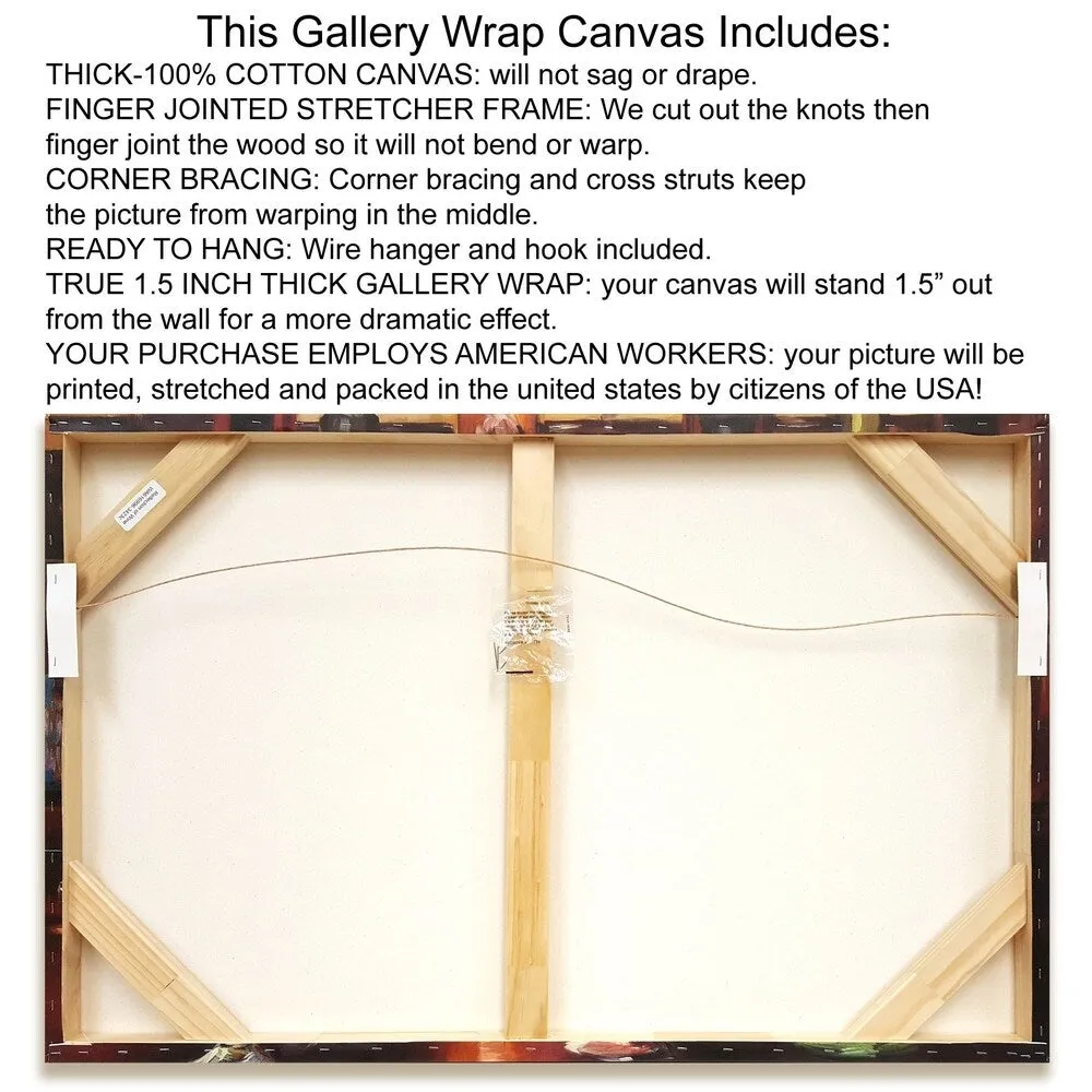 "Watching Place" By Dana Johns, Fine Art Giclee Print on Gallery Wrap Canvas, Ready to Hang