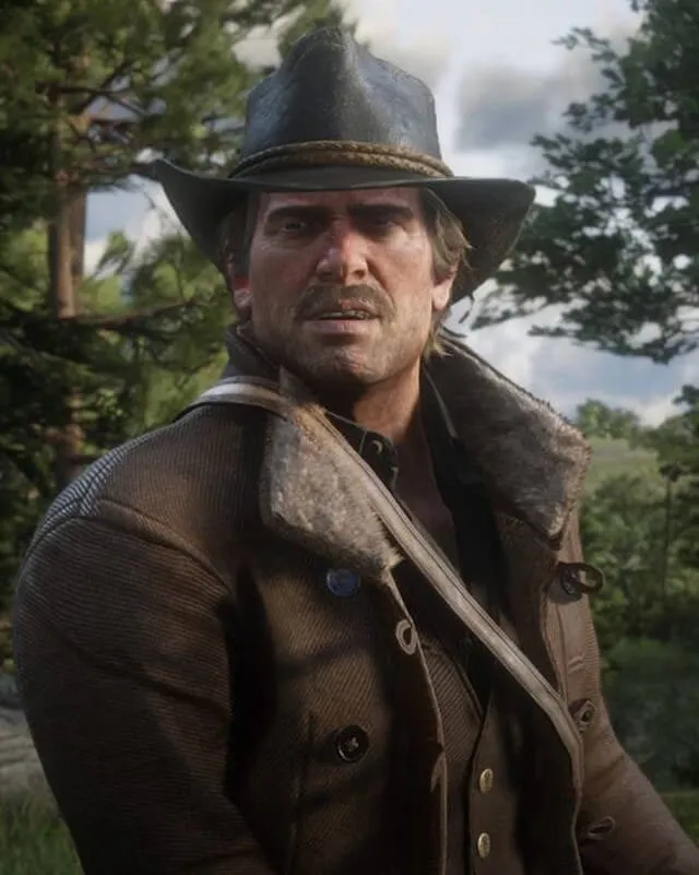 RDR 2 Arthur Morgan Brown Denim Jacket