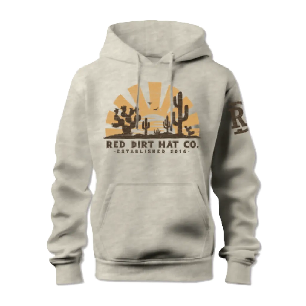 Red Dirt Hat Co. Daybreak Hoodie in Oatmeal Heather
