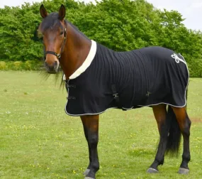 Rhinegold Show Fleece With Fur Collar - Black