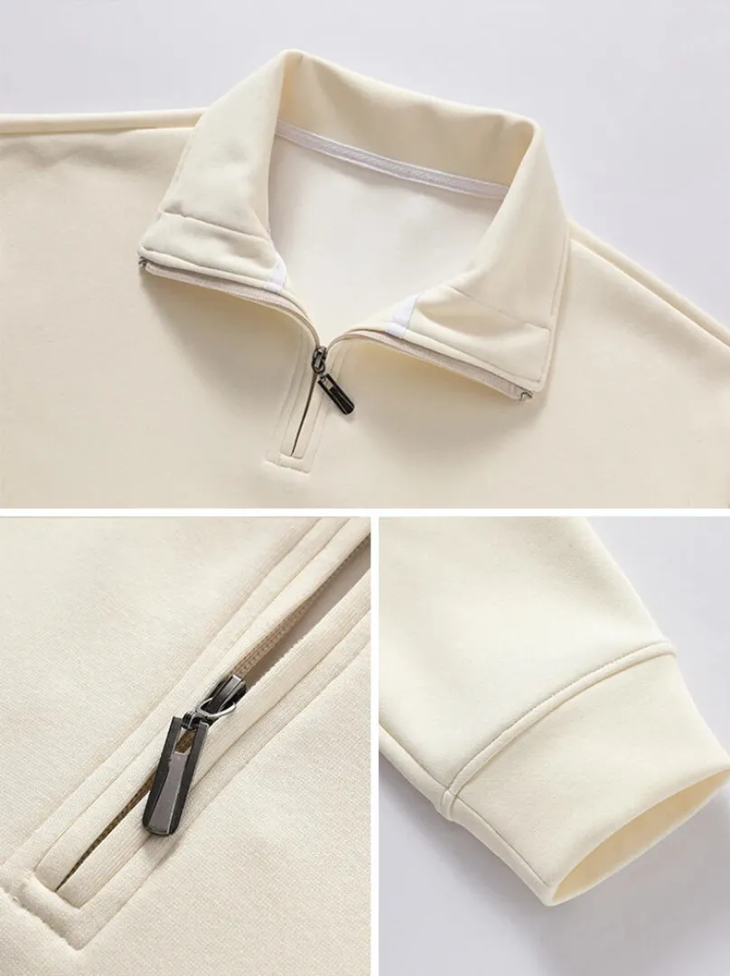 Richard Half Zip Pullover | Stilvoller Herrenpullover mit Reißverschluss für den Alltag