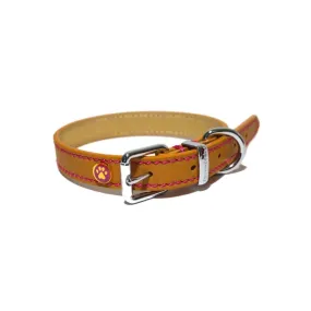 Rosewood Lux Leather Tan Dog Collar